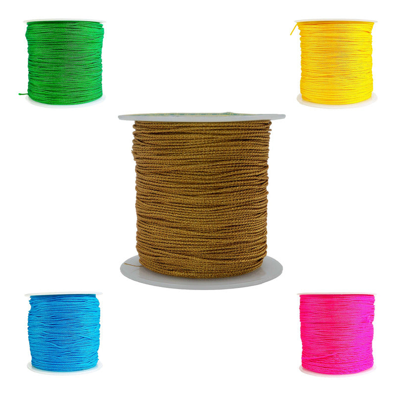 Hilo Para Pulseras Chino Elastico Bisutería 0.8 Mm 92 Metros