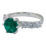 Anillo Solitario Promesa Mujer Regalo Amor Zirconia Plata925