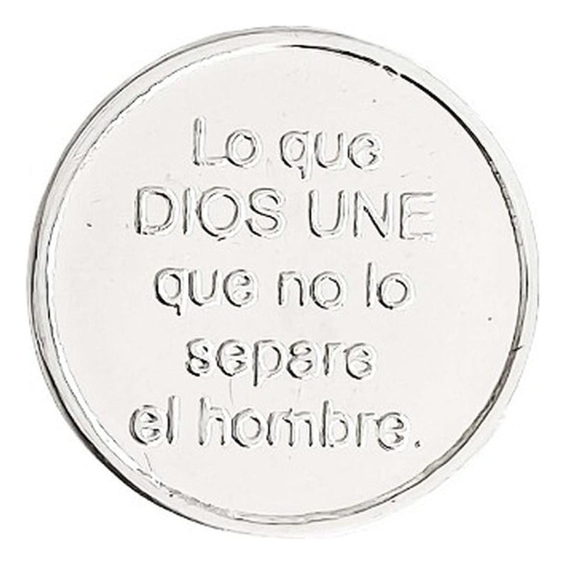 Juego De Arras Matrimoniales Boda Alianza Plata Pura Ley 999