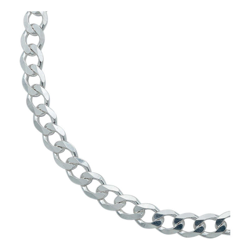 Pulsera Hombre Dama Cubana Abierta Barbada Plata Ley 925 5mm