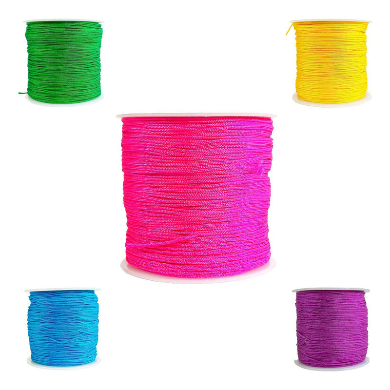 Hilo Para Pulseras Chino Elastico Bisutería 0.8 Mm 92 Metros