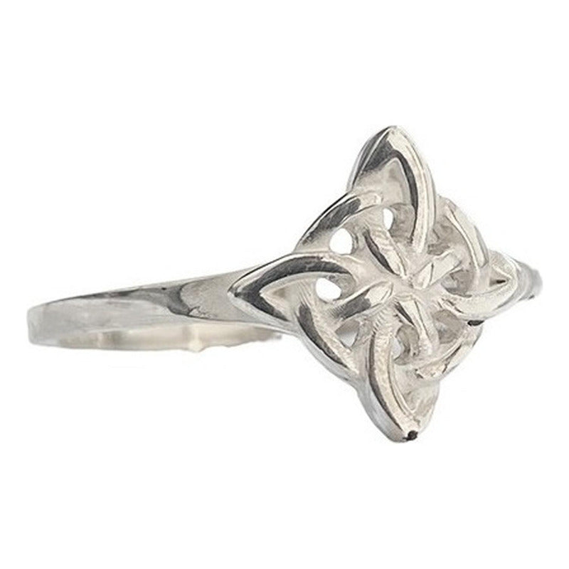 Anillo Nudo De Brujas Celta En Plata 925 Fabricado A Medida