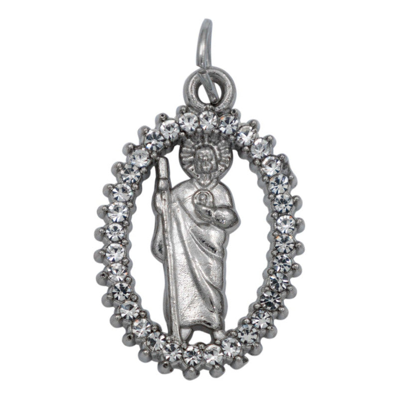 3 Collares San Judas Piedras Con Cadena Cadena Hombre Mujer