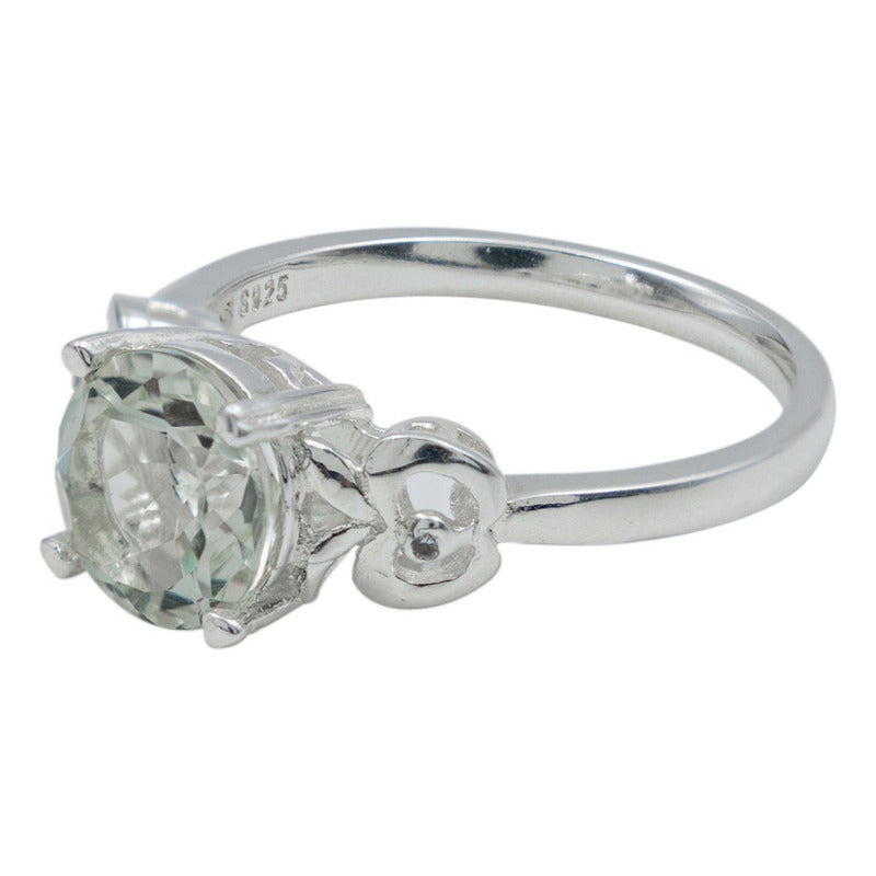 Anillo Promesa Compromiso Plata 925 Amatista Certificado