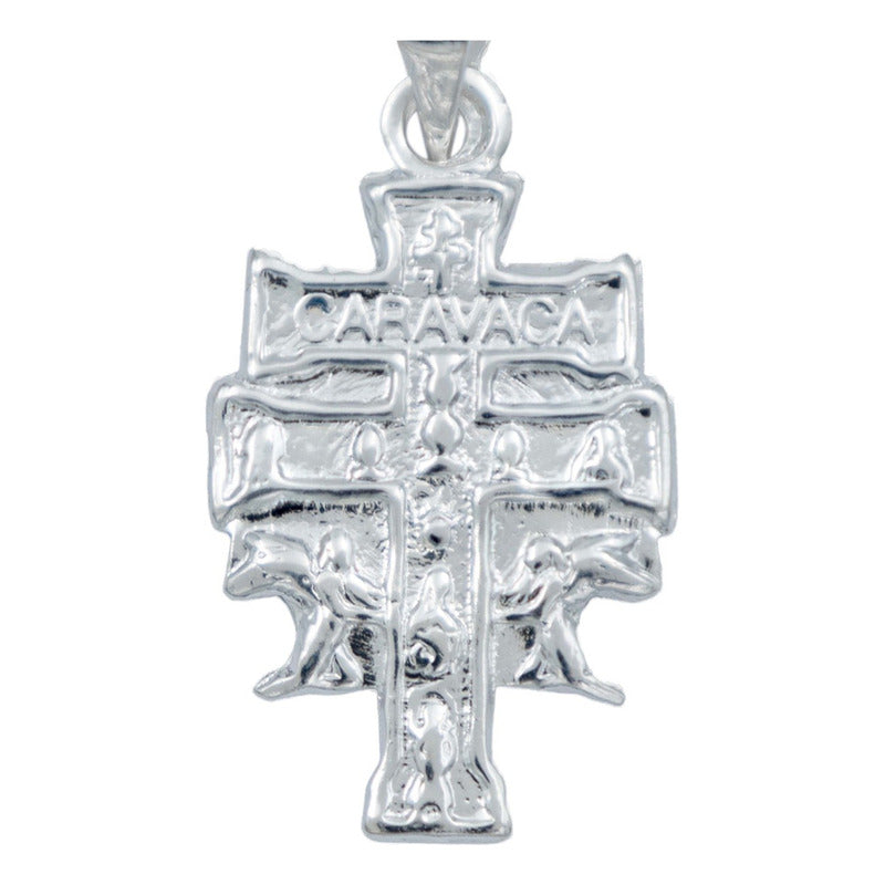 Dije Cruz Caravaca Troquel Hombre Mujer Regalo Plata Ley 925
