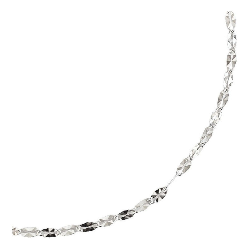 Esclava Pulsera Granito De Cafe Regalo Plata S925 Mujer 2 Mm