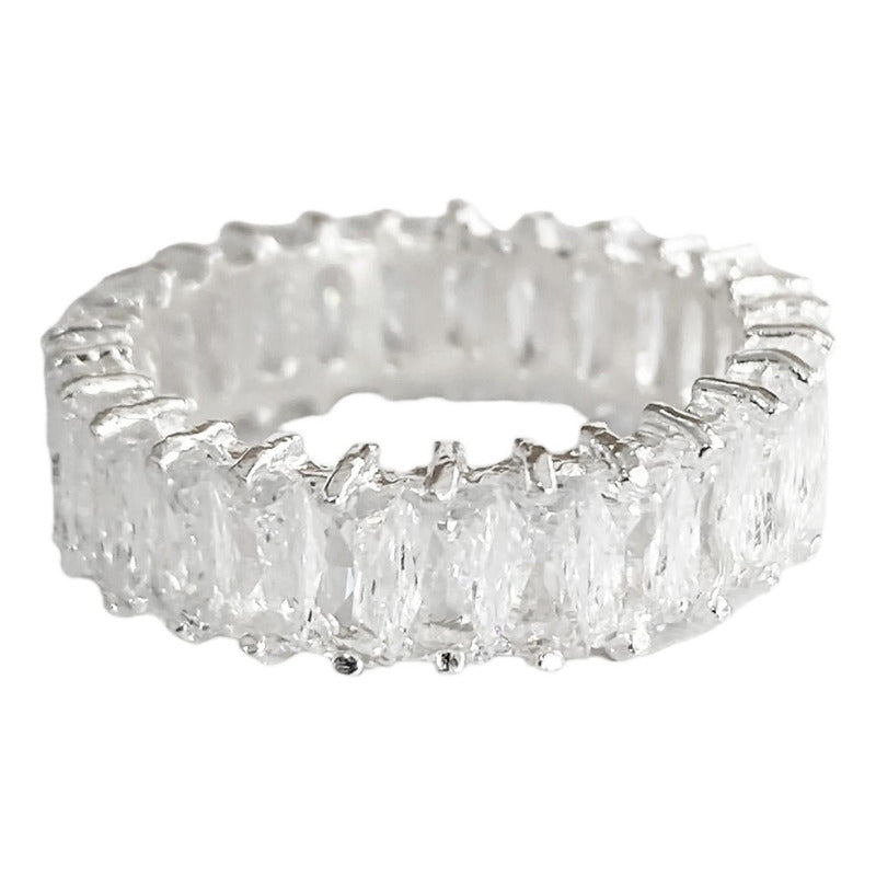 Anillo Grueso Churumbela Completa Piedra Natural Plata .925