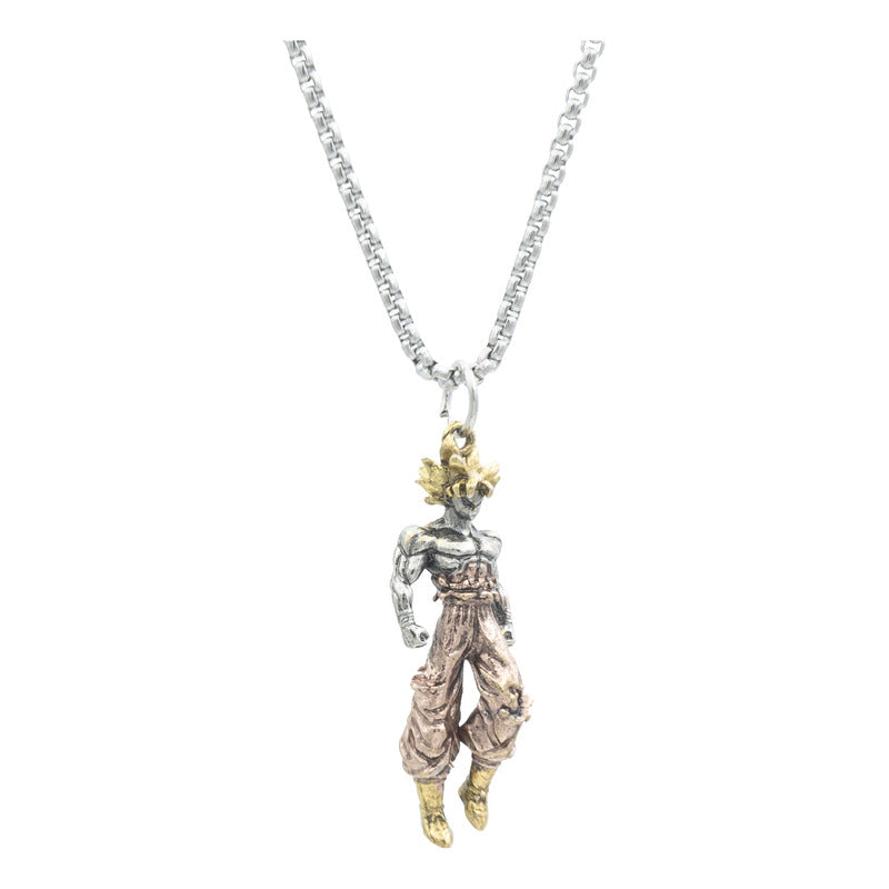 Collar Goku Super Saiyajin Dragon Ball Cadena Hombre Regalo