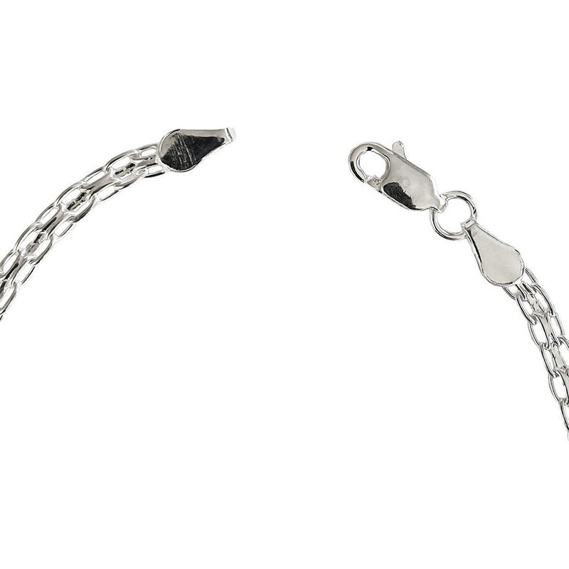 Pulsera Ajustable Corazon Amor Infinito Estrella Plata 925
