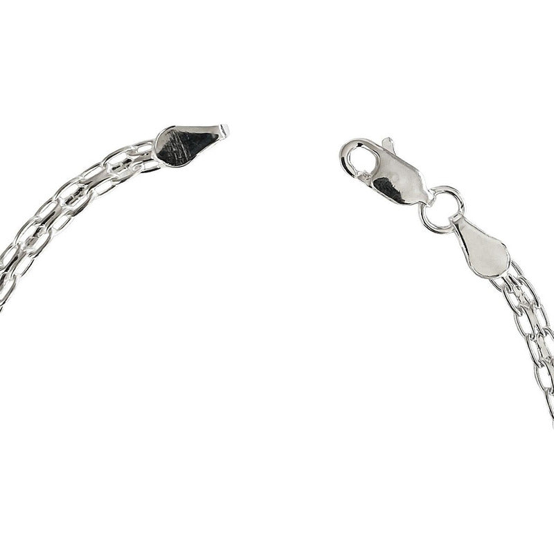Pulsera Ajustable Corazon Amor Infinito Estrella Plata 925
