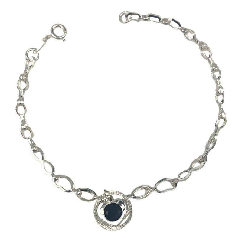 Pulsera Ajustable Corazon Amor Infinito Regalo Amistad Plata