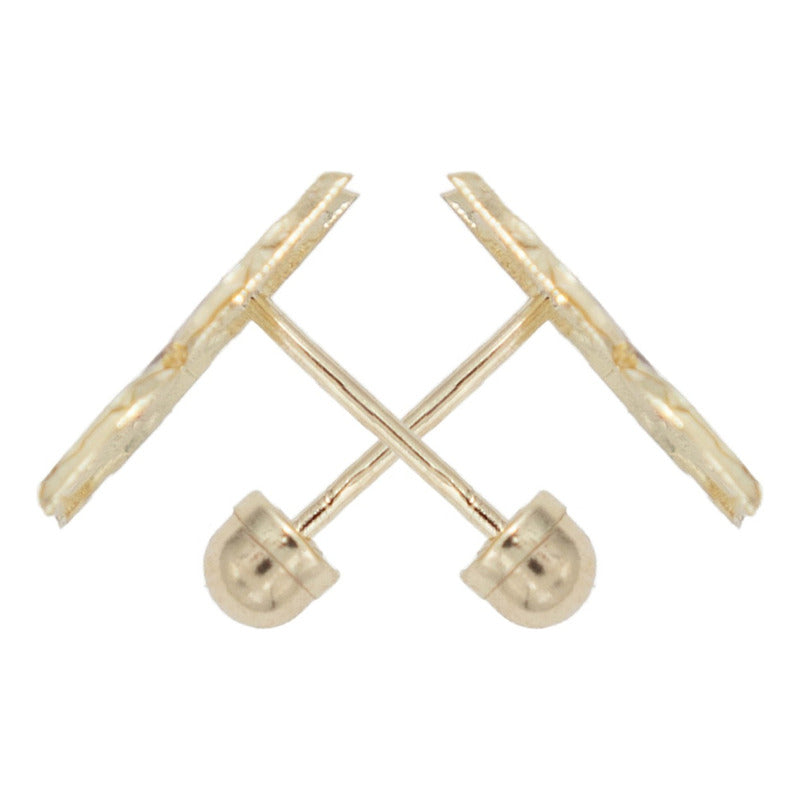 Aretes Broquel Super Heroes Villanos Regalo Oro 10k