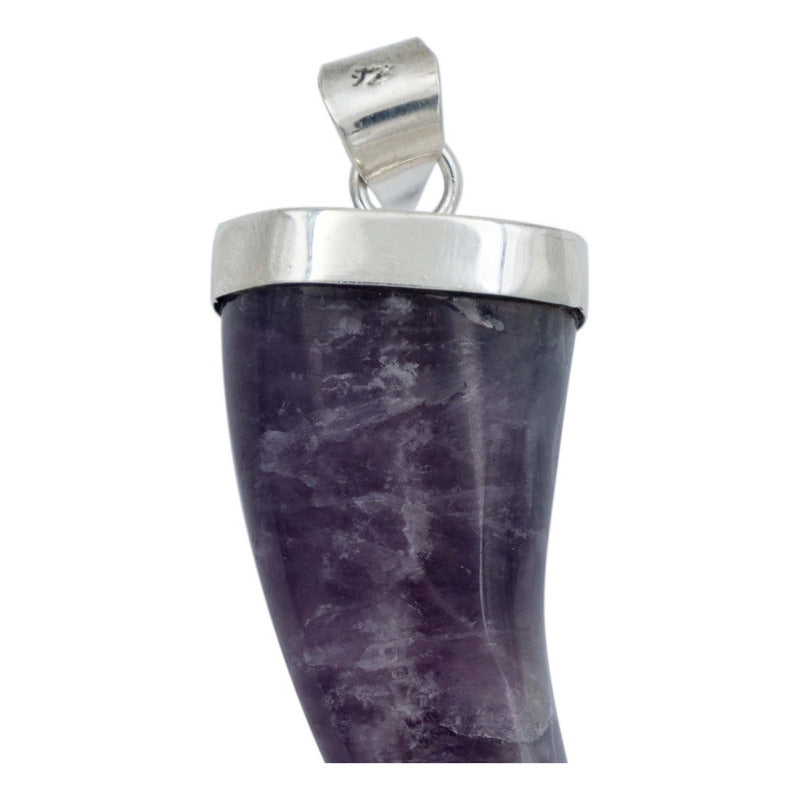 Dije Colmillo Piedra Natural Hombre Mujer Colección Plata925