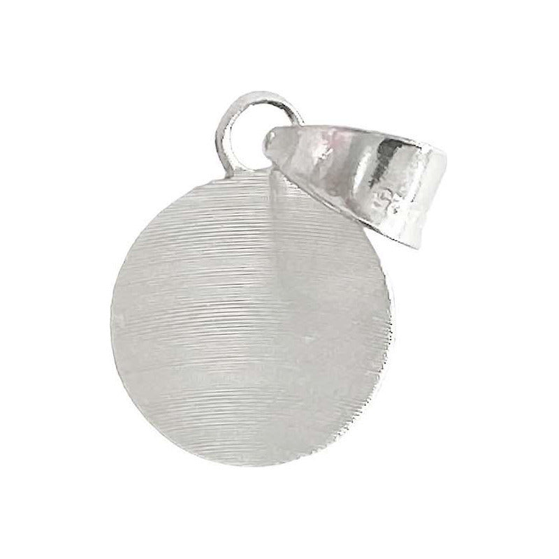 Dije Medalla Mini Diamantada Virgen Guadalupe Plata 925 1cm