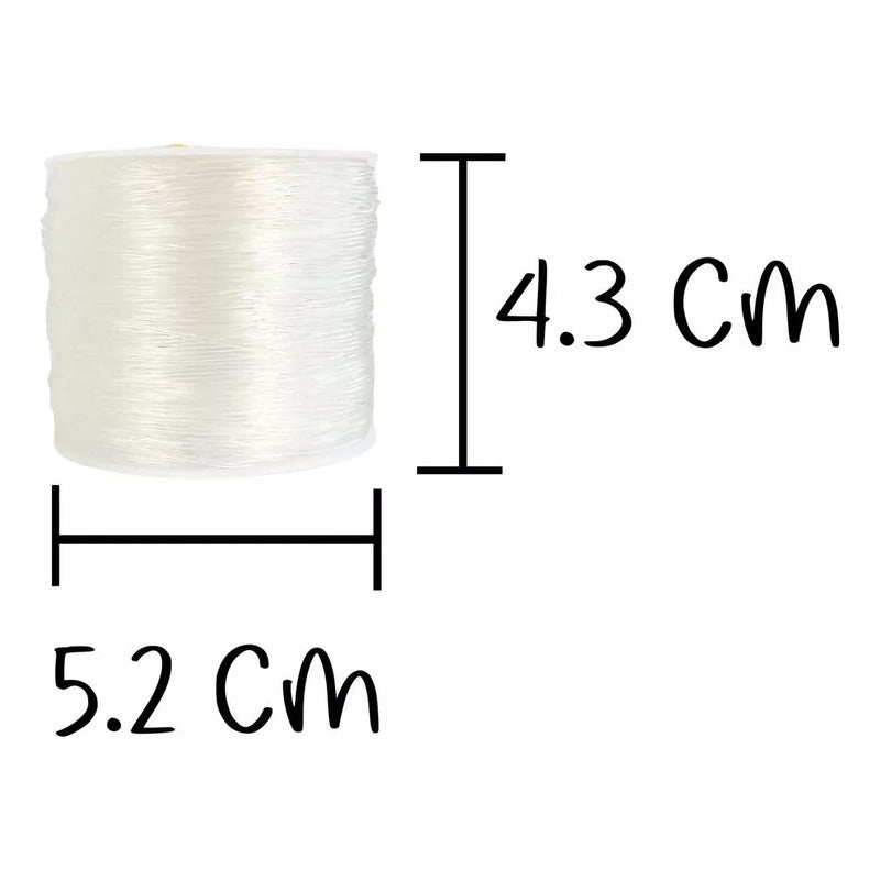 Kit Armado Pulsera Bisuteria 250 Pzs + 100 Metros Hilo Nylon