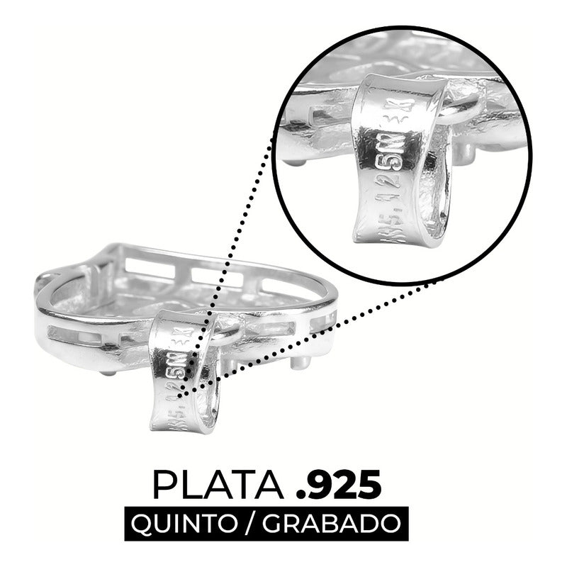 Dije Corazón 'lover' Amor Regalo Zirconia Rosa En Plata 925 Blanco
