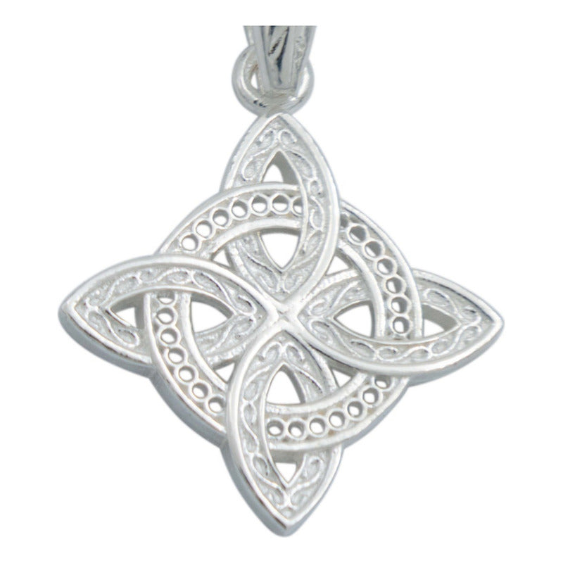 Dije Nudo Bruja Celta Mujer Regalo Plata Italy 925 Cadena