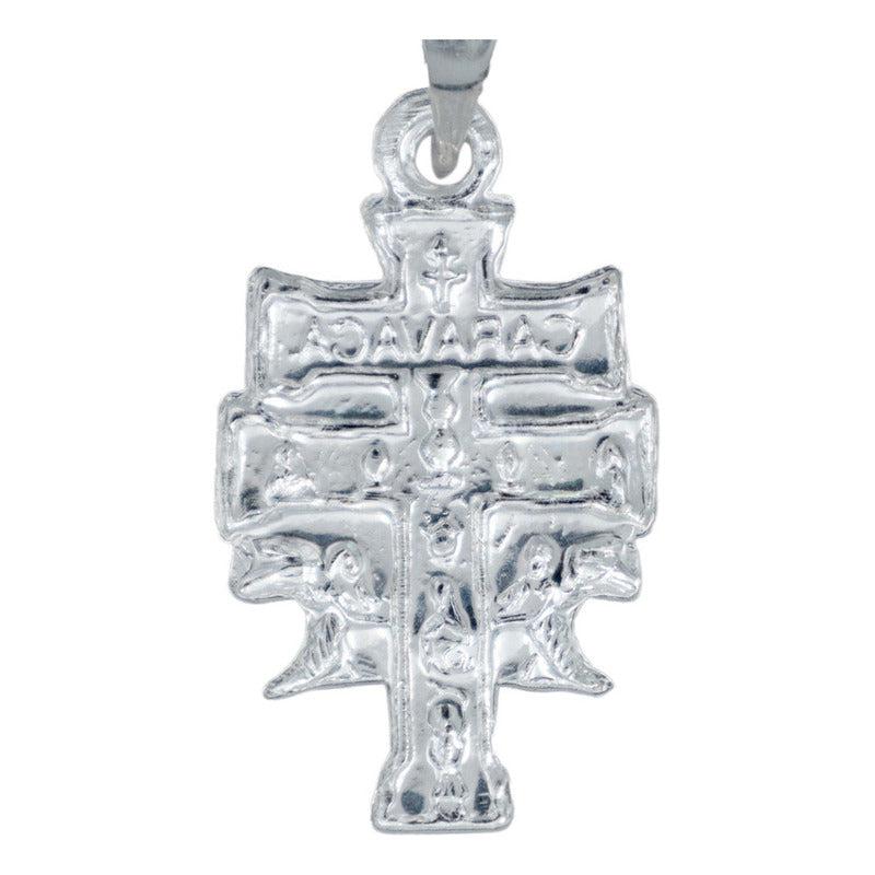Dije Cruz Caravaca Troquel Hombre Mujer Regalo Plata Ley 925