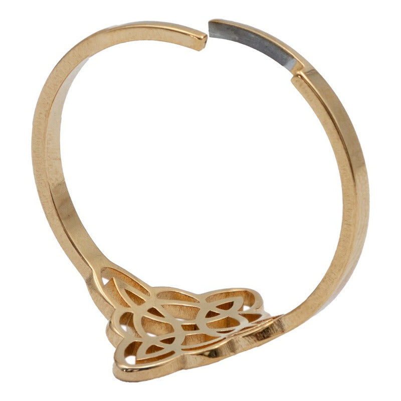 Anillo Ajustable Nudo Bruja Mujer Regalo En Acero Inoxidable