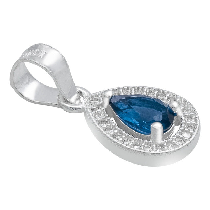 Dije Gota Chic Zirconias Mujer Regalo Joyería Moda Plata 925