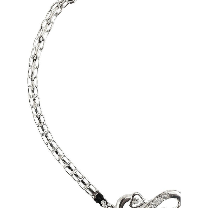 Pulsera Ajustable Corazon Amor Infinito Estrella Plata 925