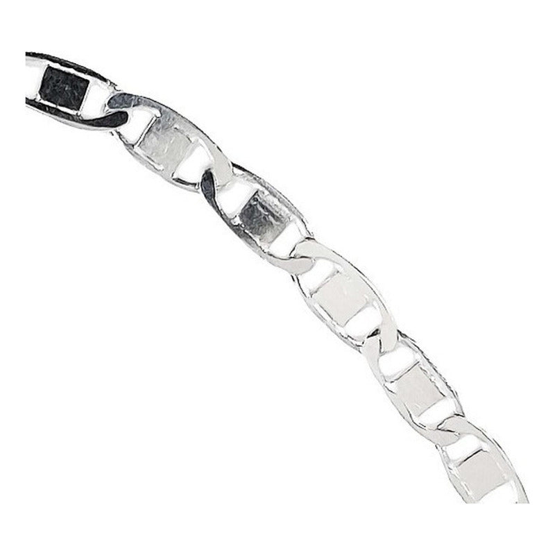 Cadena Gruesa Hombre Mujer Plata 925 Marinera 65 Cm X 5 Mm
