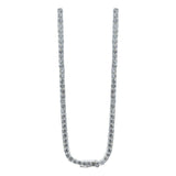 Collar Tenis Zirconia Mujer Regalo Plata 925 45cm X 3mm