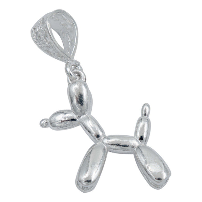 Dije Perrito Mascota Regalo Inflable Plata Solida Ley 925