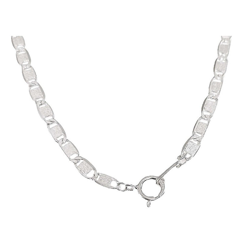 Cadena Gruesa Hombre Mujer Plata 925 Marinera 65 Cm X 5 Mm