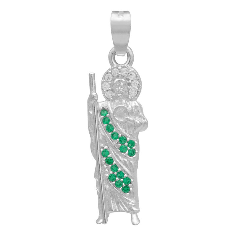 Dije San Judas Chico Hombre Mujer Regalo Plata 925 3 Cm