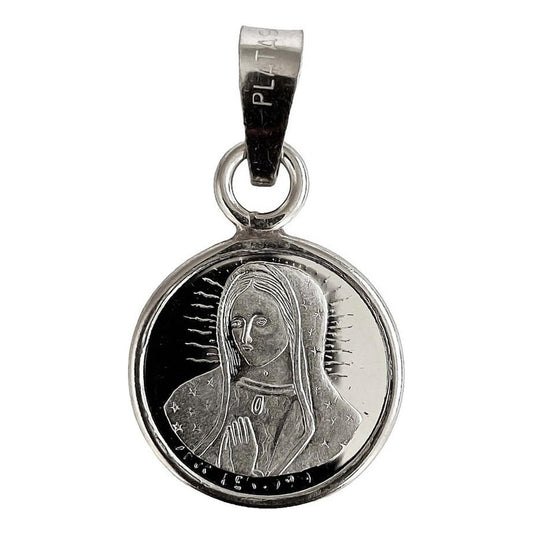 Dije Medalla Virgen Guadalupe Plata Pura Ley 999 52053