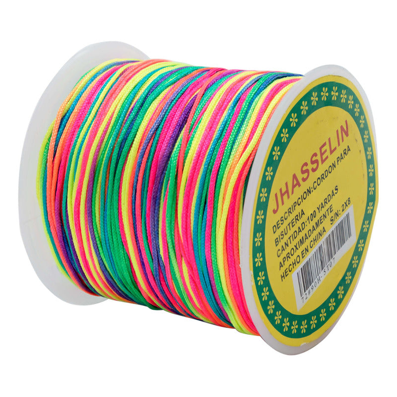 Hilo Para Pulseras Chino Elastico Bisutería 0.8 Mm 92 Metros