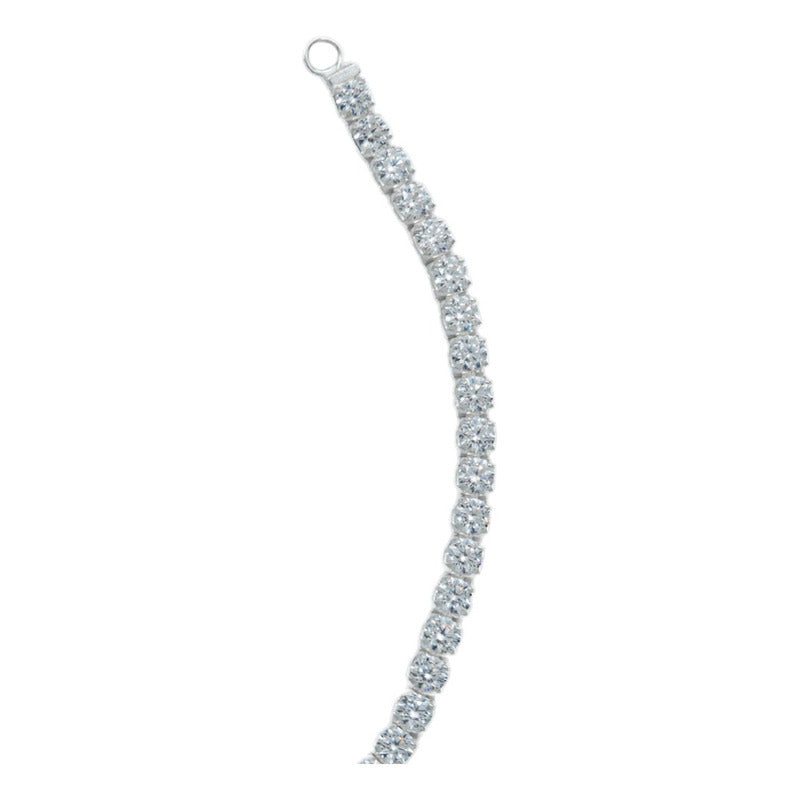Pulsera De Tenis Zirconias Regalo Mujer Plata 925 3 Mm