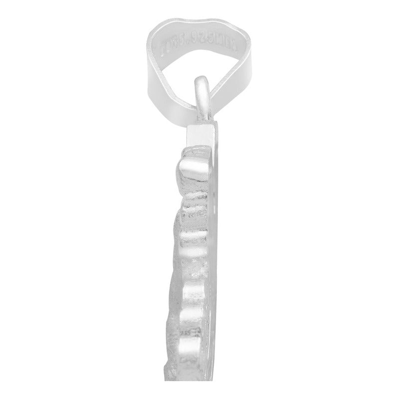 Dije Cruz Perdón Cristo San Benito Milagrosa Plata 925 4 Cm Plateado