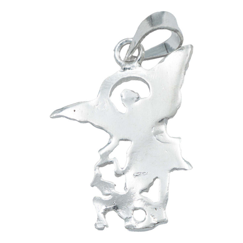 Dijes San Miguel Arcangel Con Zirconias Plata Solida 925