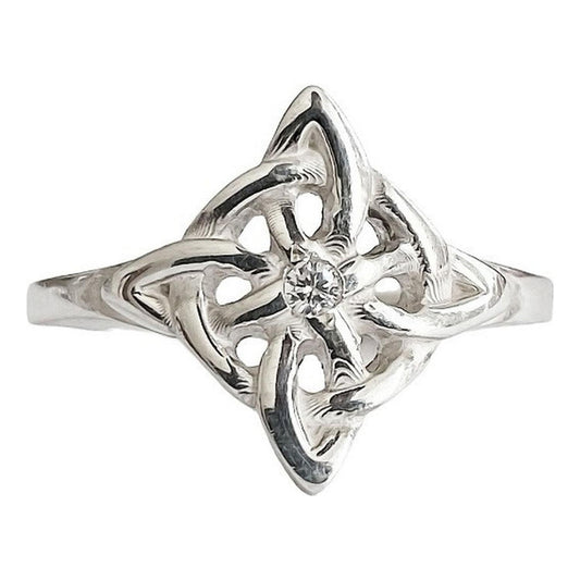 Anillo Nudo De Brujas Celta En Plata 925 Fabricado A Medida