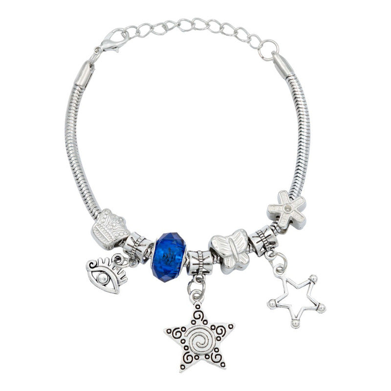 Pack 3 Pulseras Ajustable Charms Cadena Serpiente Mujer