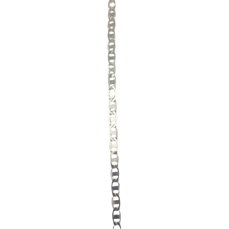 Cadena De Plata Ley .925 Marinera Lisa 45 Cm X 2 Mm
