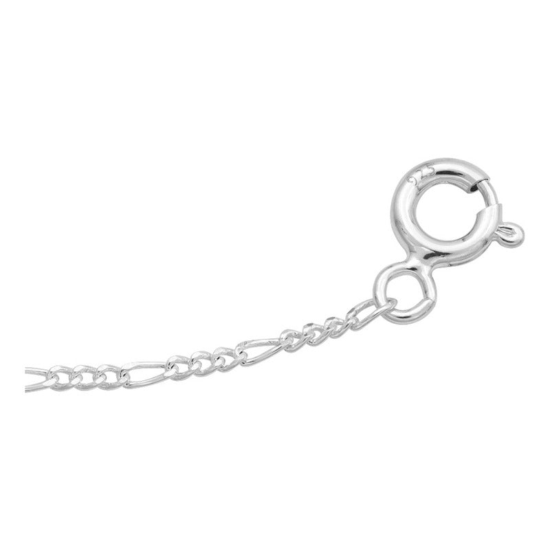 Pulsera Ajustable Nudo Bruja Figaro 3x1 Bolas Plata 925 Violeta 6 Cm 20 Cm