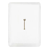 Piercing Nariz Zirconia Recto Mini Perfo 100% Oro 10k 1.5 Mm