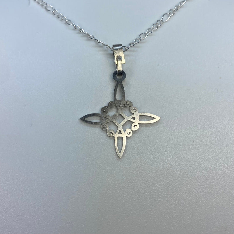 Dije Nudo De Bruja Celta Barato Chico En Plata Solida 925