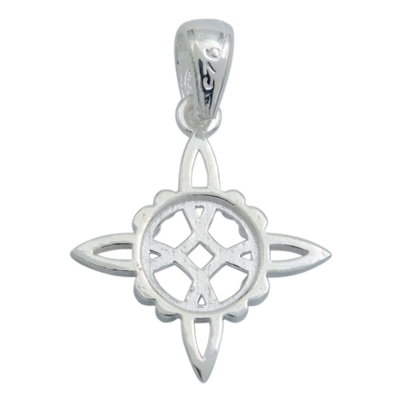 Dije Nudo De Bruja Celta Mujer Regalo Magia Plata Italy 925