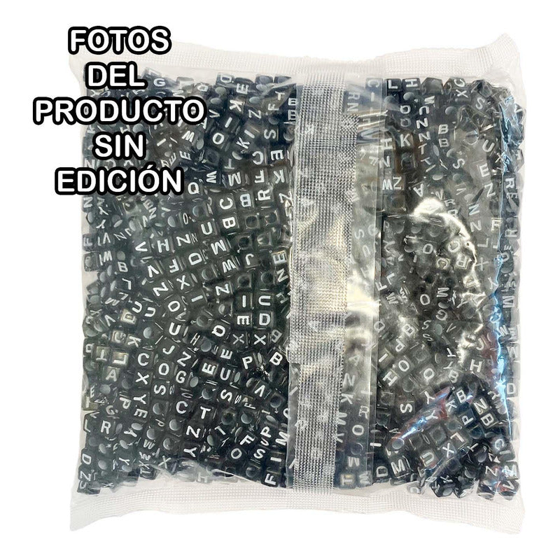 Armado Pulsera Bisuteria Letra 1200pzs + 100 Mts Hilo Nylon
