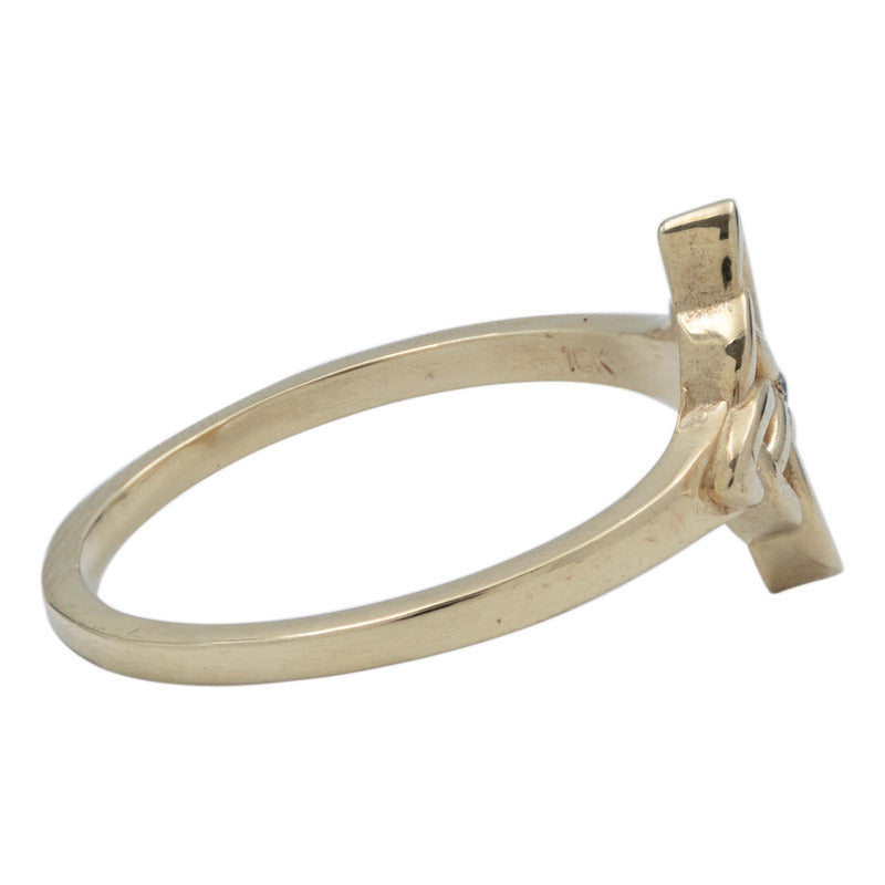 Anillo Nudo De Bruja Celta En Oro 10k Fabricado A Medida