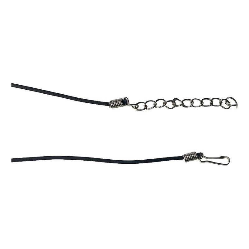 6 Piezas Collar Ajustable Caucho Mayoreo Unisex 2mm X 50cm