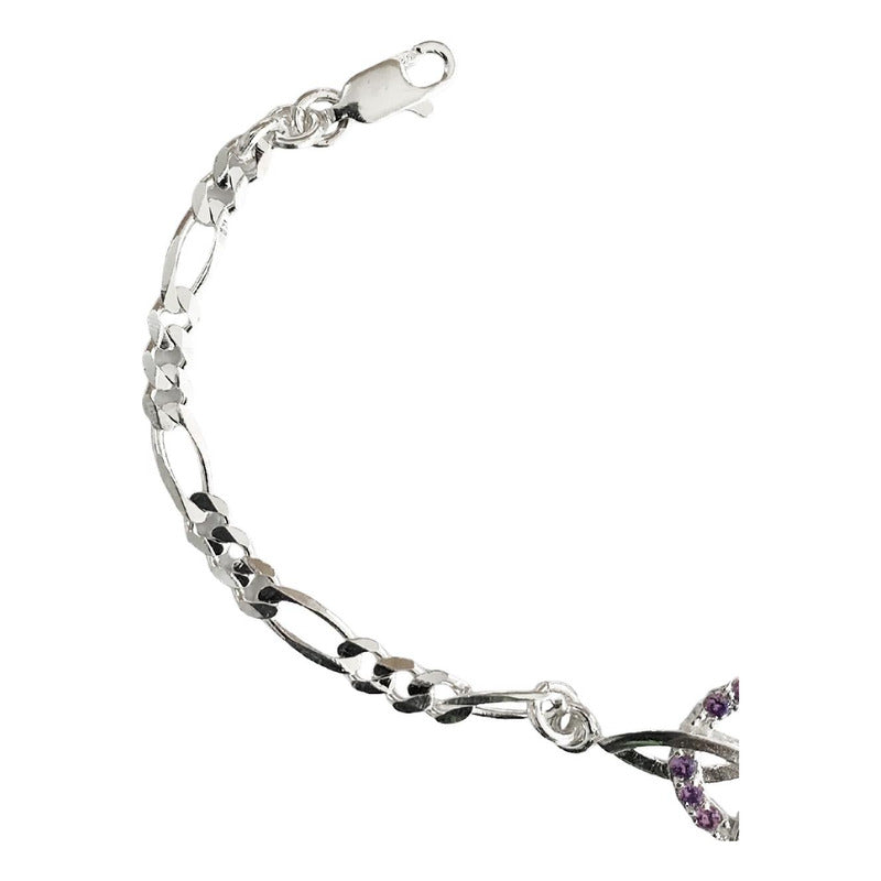 Pulsera Ajustable Nudo De Bruja Varios Colores En Plata 925