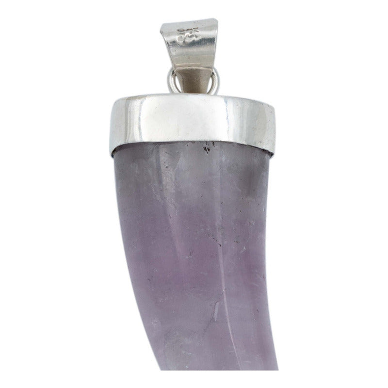 Dije Colmillo Piedra Natural Hombre Mujer Colección Plata925