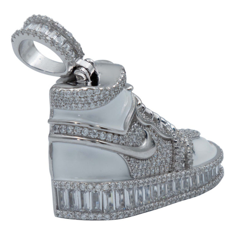 Dije Tenis De Plata Italy 925 Rodizada Zirconia Zuisa Baguet