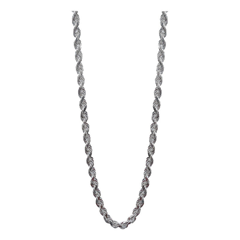 Cadena Torsal Torzal Unisex Plata Italy 925 55 Cm X 3 Mm