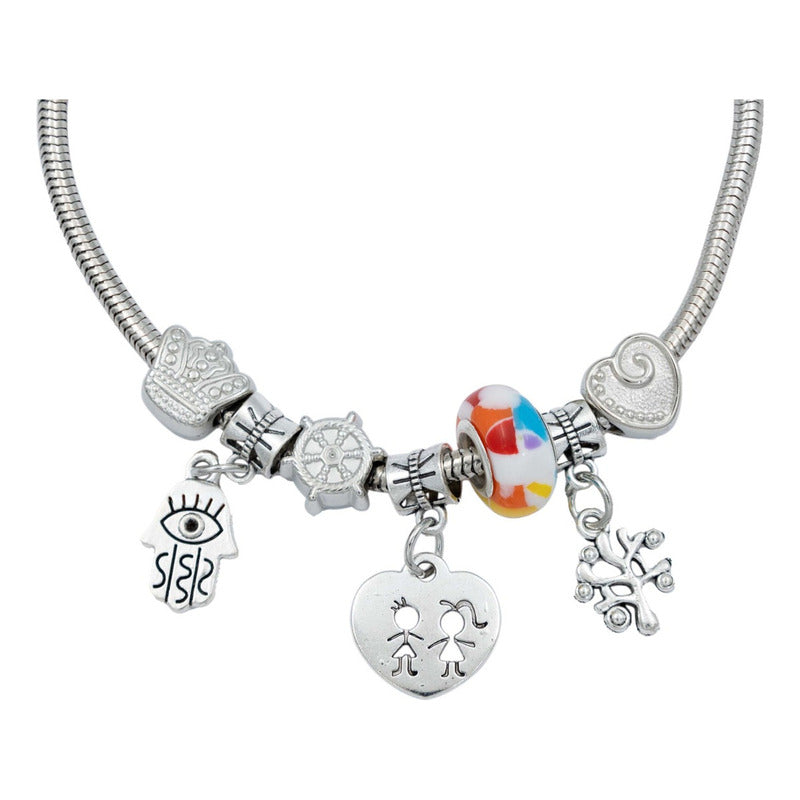Pulsera Ajustable Charms Cadena Serpiente Regalo Mujer